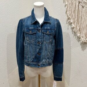 Free People Blue Jean Jacket